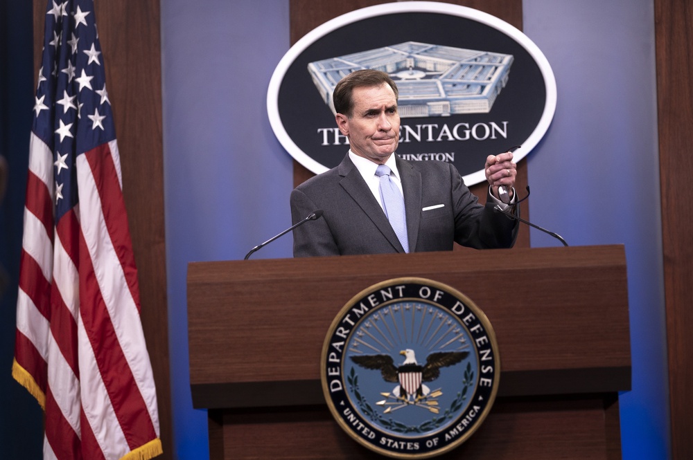 Pentagon Spokesman, CENTCOM Commander Brief Reporters