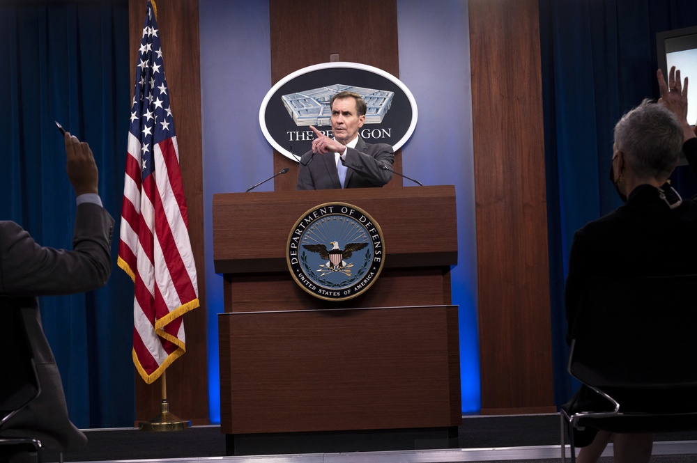 Pentagon Spokesman, CENTCOM Commander Brief Reporters