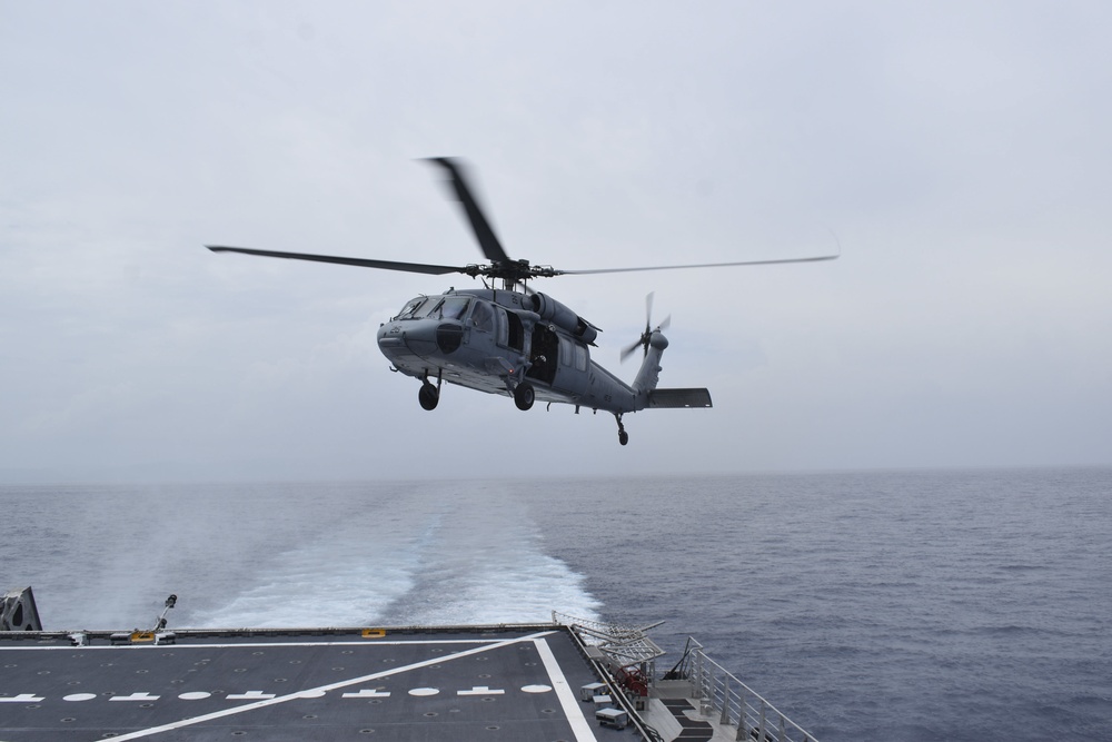 USNS Burlington Conducts Flight Operations