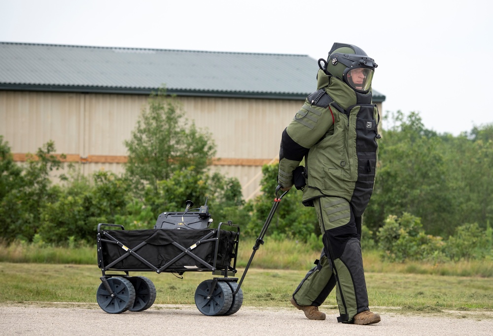 EOD Airmen participate in Audacious Warrior exercise at Fort McCoy, Volk Field