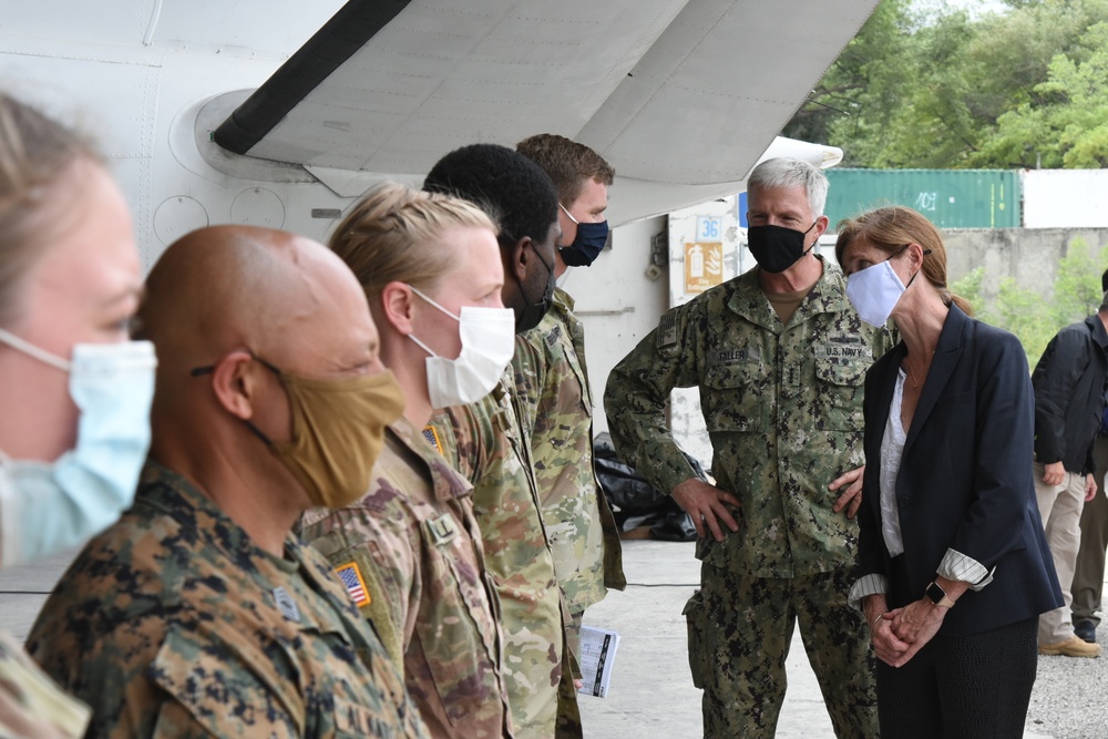 Southern Command Commander and USAID Administrator visit JTF-Haiti