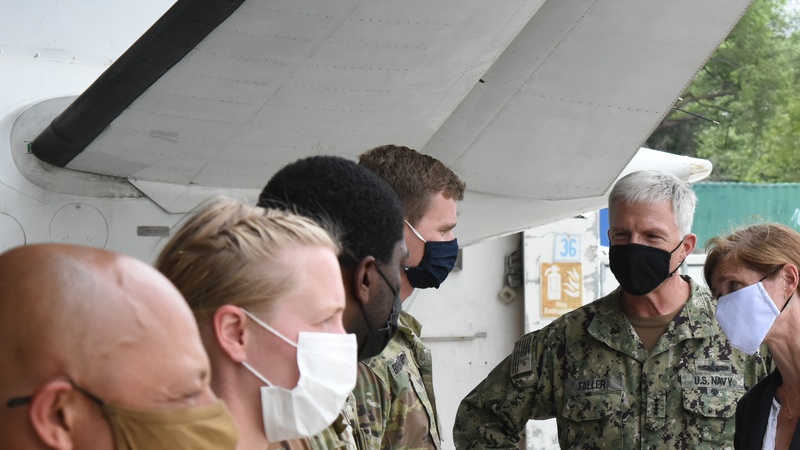 Southern Command Commander and USAID Administrator visit JTF-Haiti
