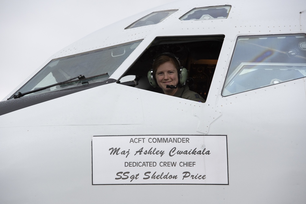 718th AMXS maintainers recover an E-3 Sentry during RED FLAG-Alaska 21-3