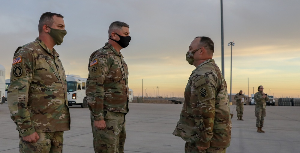 Capt. Lawson and Master Sgt. Staggs Promotion