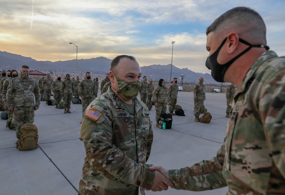 Capt. Lawson and Master Sgt. Staggs Promotion