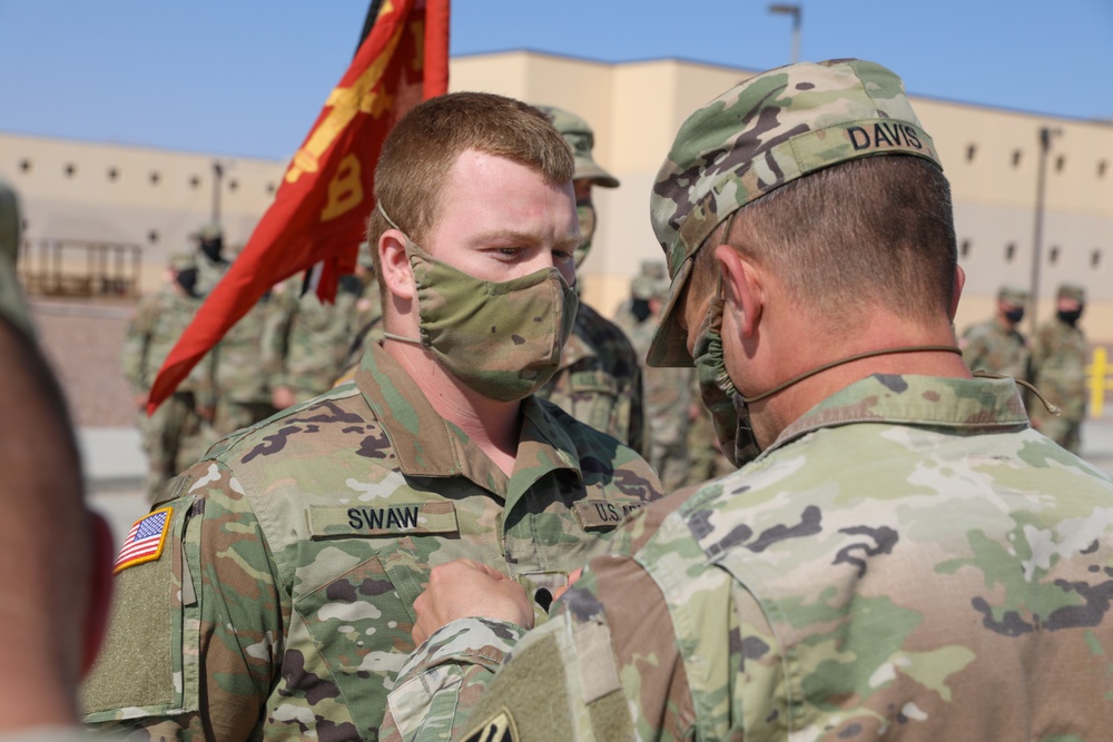 Spc. Joshua Swaw Promotion
