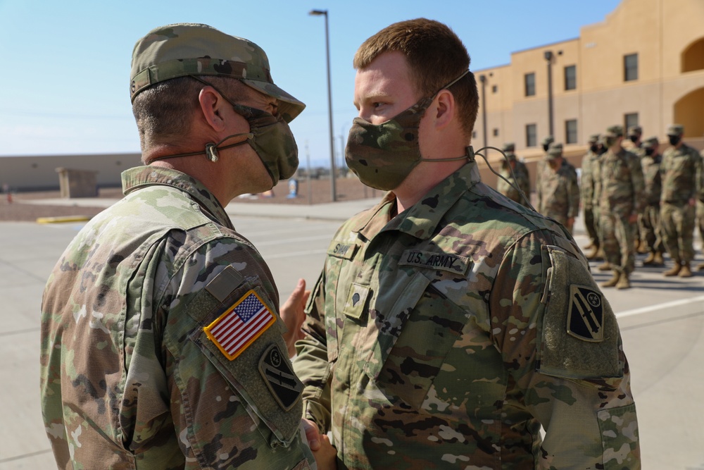 Spc. Joshua Swaw Promotion