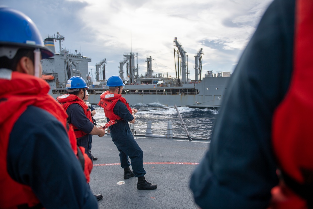 USS O'Kane (DDG 77) Conducts Replenishment-at-Sea