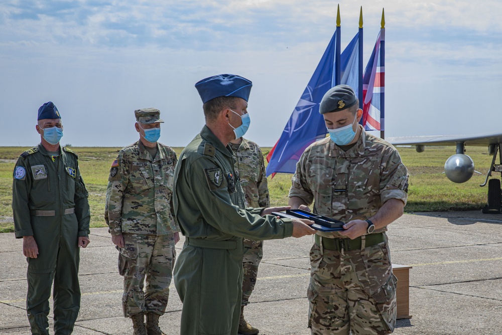 Royal Air Force members receive RoAF Emblem of Honour