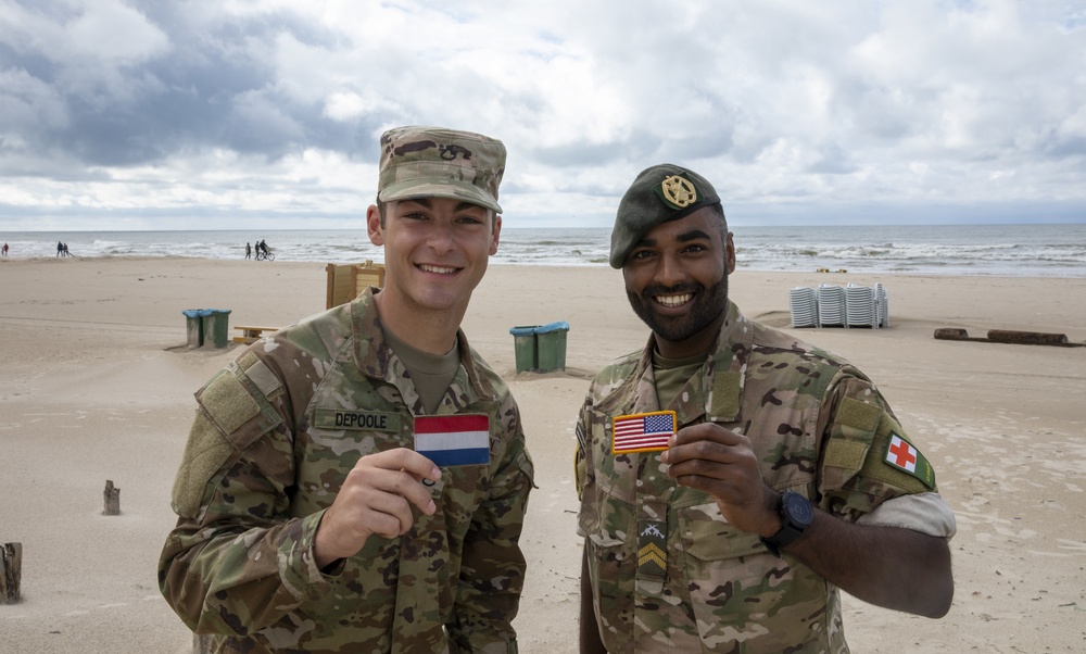 Burt's Knights and NATO Partners volunteer at orphanage