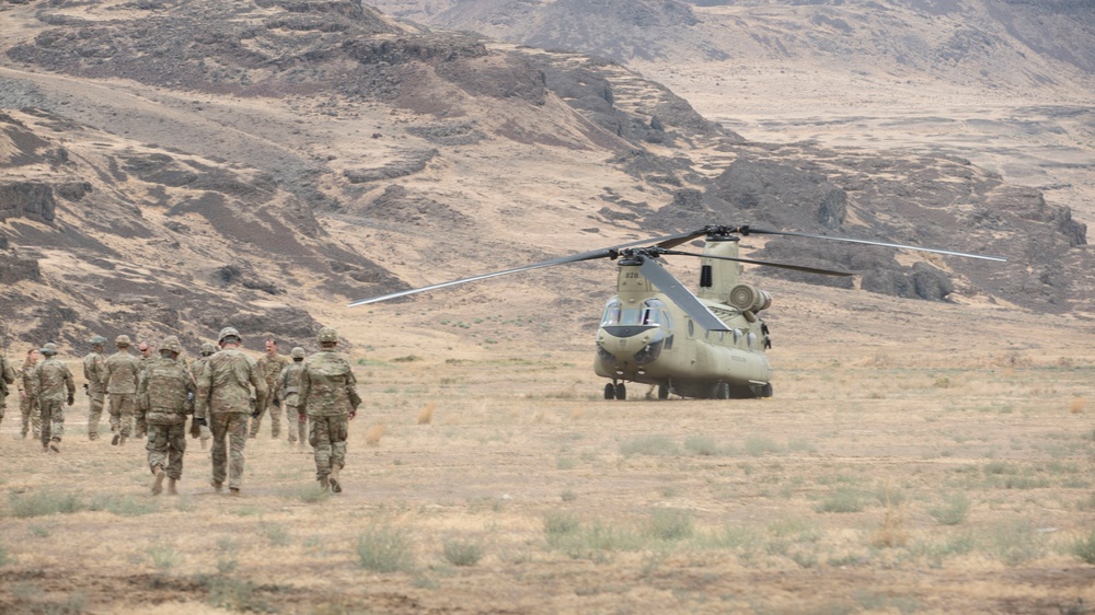 Combined Military effort at Yakima Strike