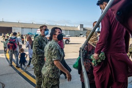 Evacuees from Afghanistan Land at Naval Station Rota