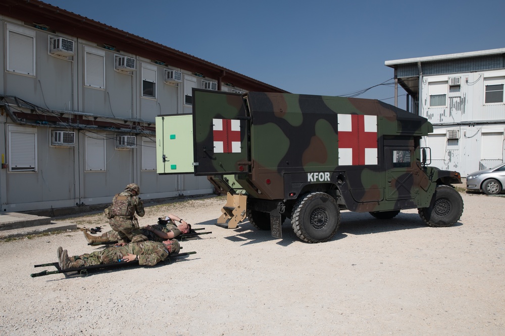 U.S. Army KFOR 29 RC-East Soldiers Conduct Emergency Response Training in Kosovo