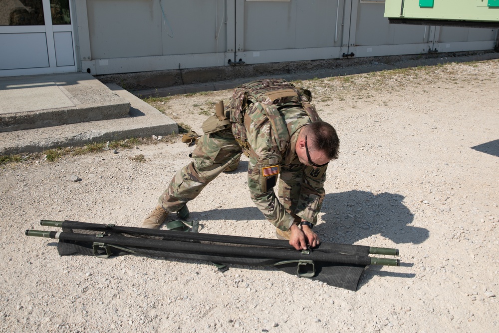 U.S. Army KFOR 29 RC-East Soldiers Conduct Emergency Response Training in Kosovo