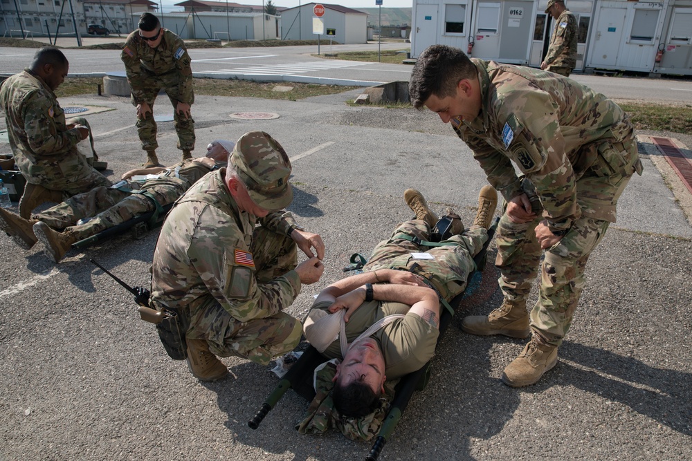 U.S. Army KFOR 29 RC-East Soldiers Conduct Emergency Response Training in Kosovo