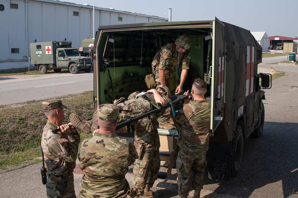 U.S. Army KFOR 29 RC-East Soldiers Conduct Emergency Response Training in Kosovo