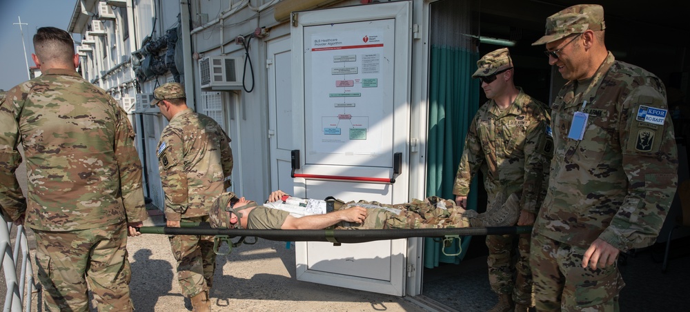 U.S. Army KFOR 29 RC-East Soldiers Conduct Emergency Response Training in Kosovo