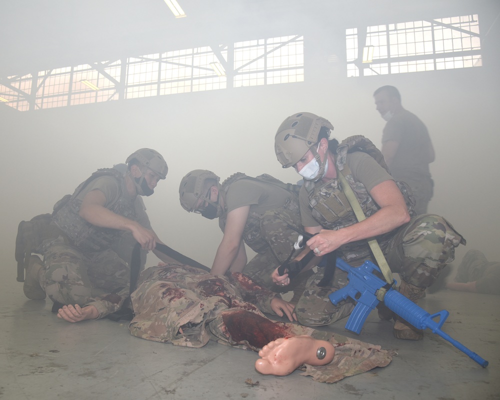 The 14th Medical Group sponsors Tactical Combat Casualty Care