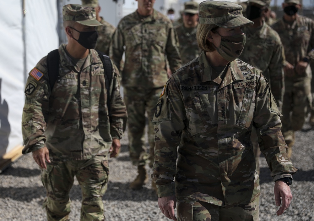 Commanding General of U.S. Army North Visits Dona Ana Village