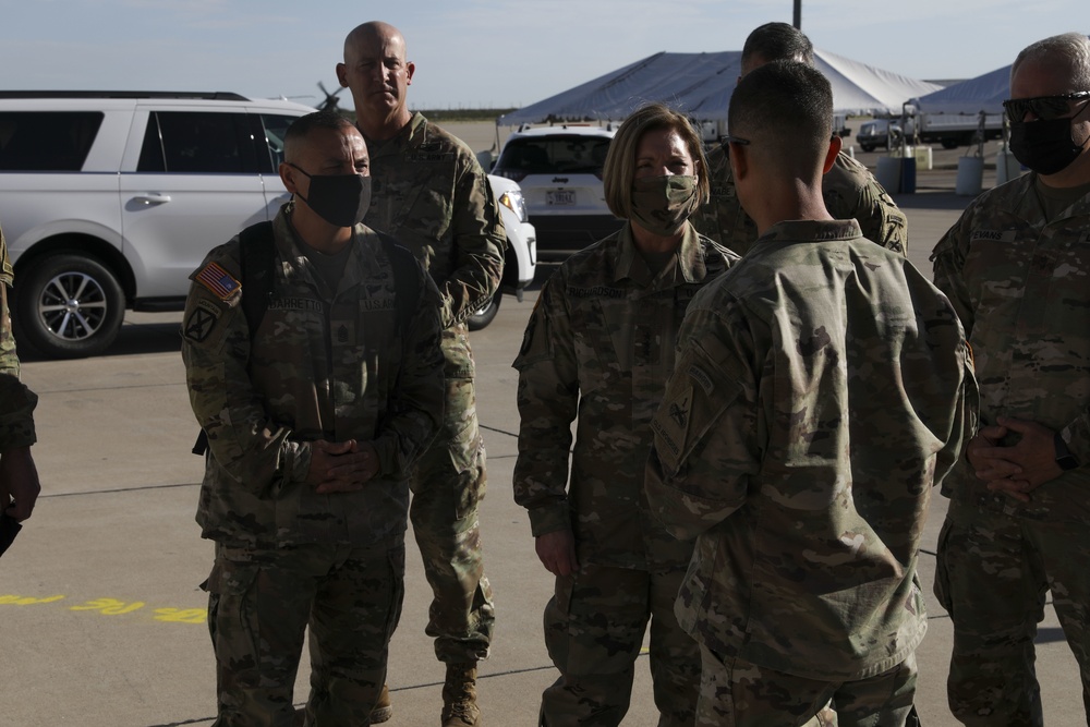 Commanding General of U.S. Army North Visits Dona Ana Village