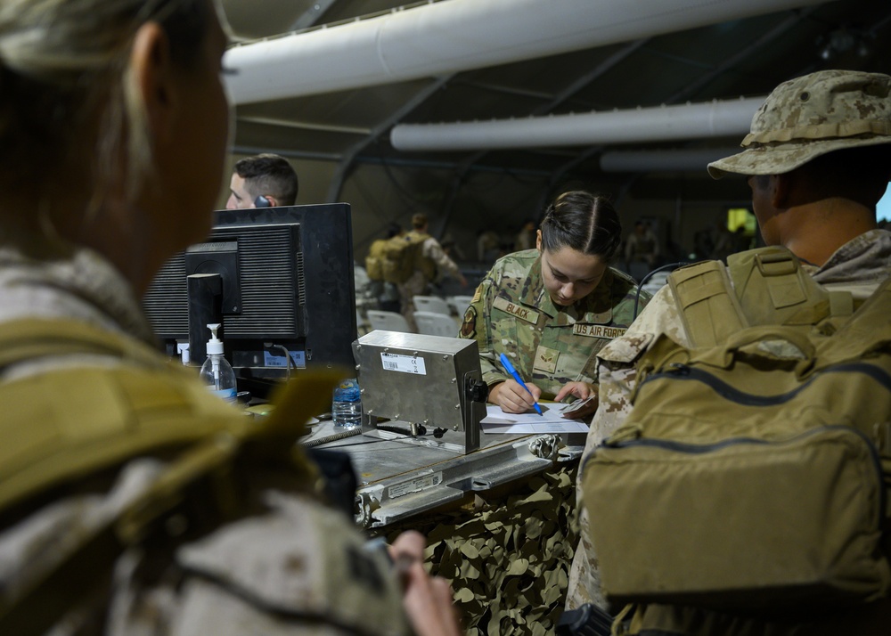 378th AEW supports noncombatant evacuation