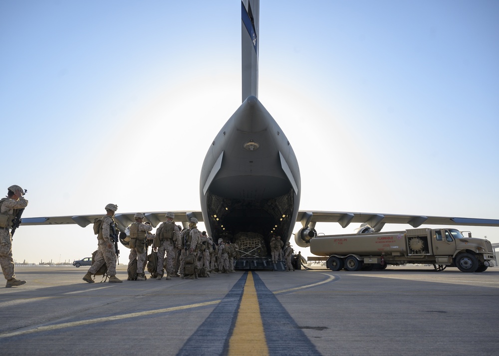 378th AEW supports noncombatant evacuation