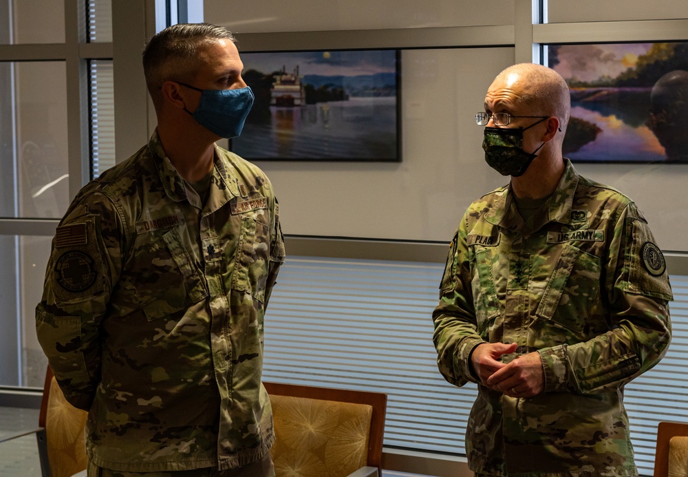Defense Health Agency leader meets Shaw Airmen