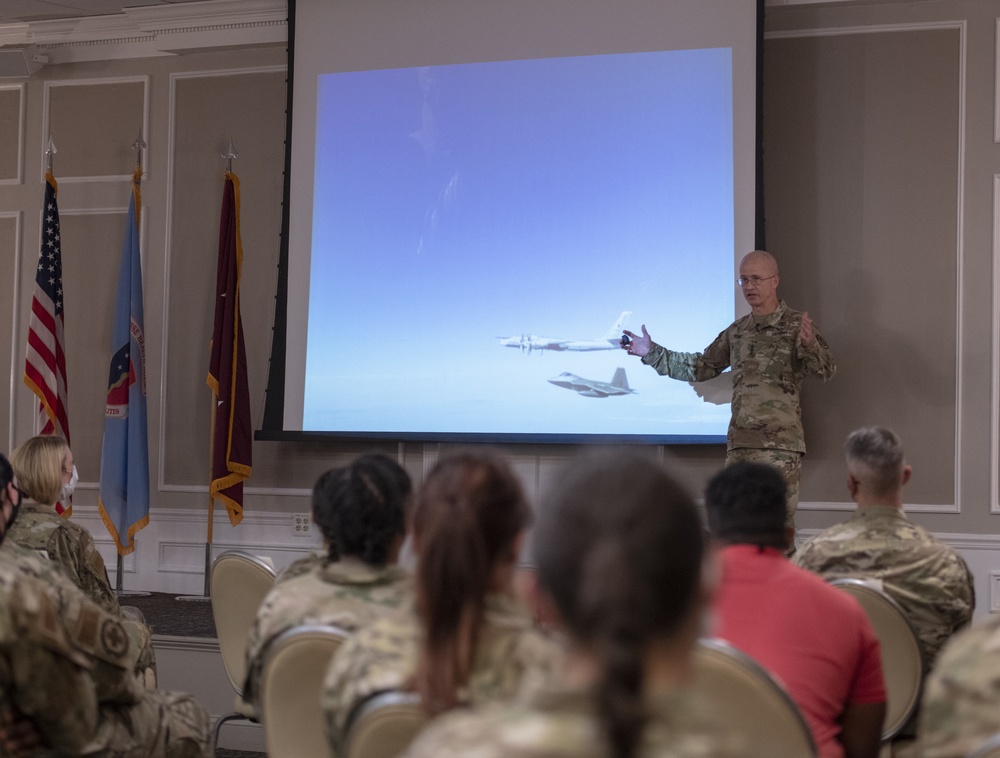 Defense Health Agency leader meets Shaw Airmen
