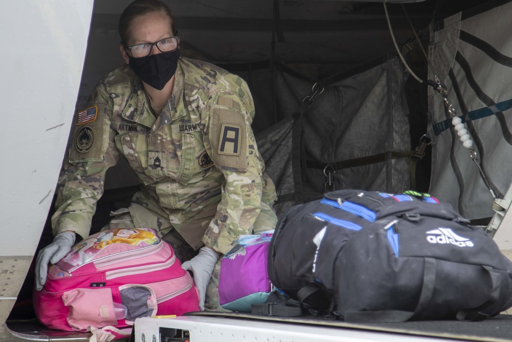 Task Force McCoy continues to assist Afghan arrival