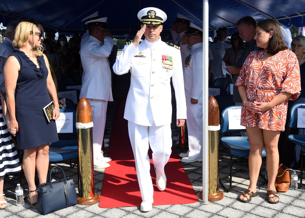 PCU Hyman G. Rickover (SSN 795) change-of-command ceremony