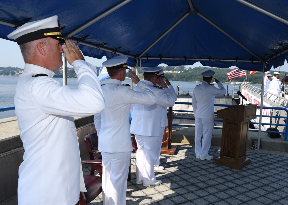 PCU Hyman G. Rickover (SSN 795) change-of-command ceremony