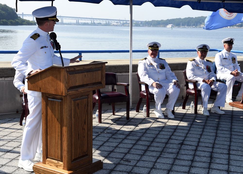 PCU Hyman G. Rickover (SSN 795) change-of-command ceremony