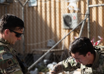 Paratroopers Prepare Care Items for Evacuating Families at Hamid Karzai International Airport