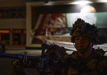 Evacuation at Hamid Karzai International Airport