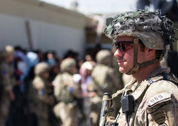 Evacuation at Hamid Karzai International Airport