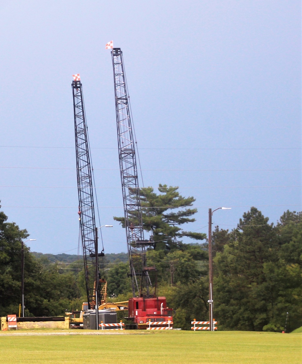 Construction of new bridge underway at Fort McCoy