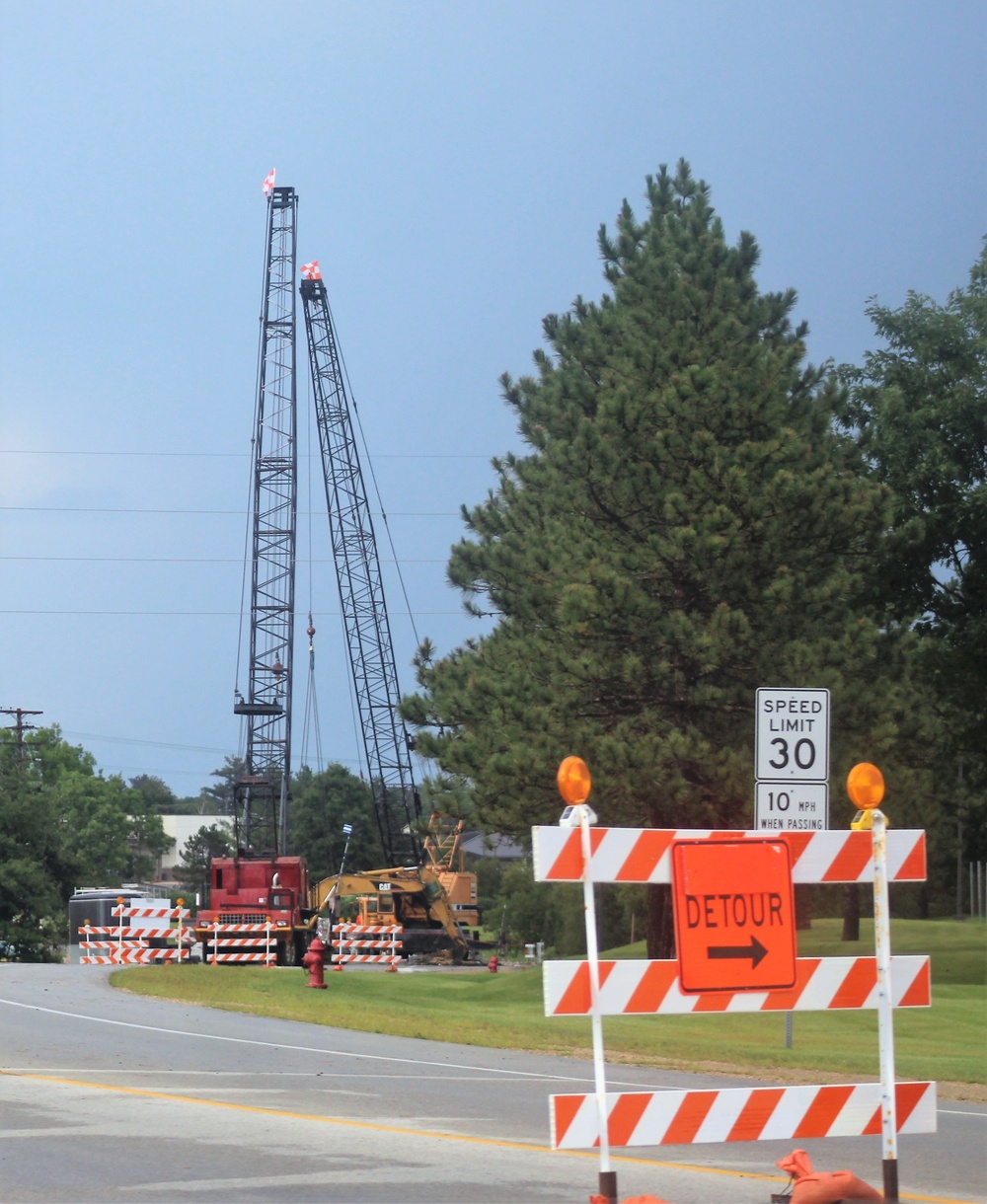 Construction of new bridge underway at Fort McCoy