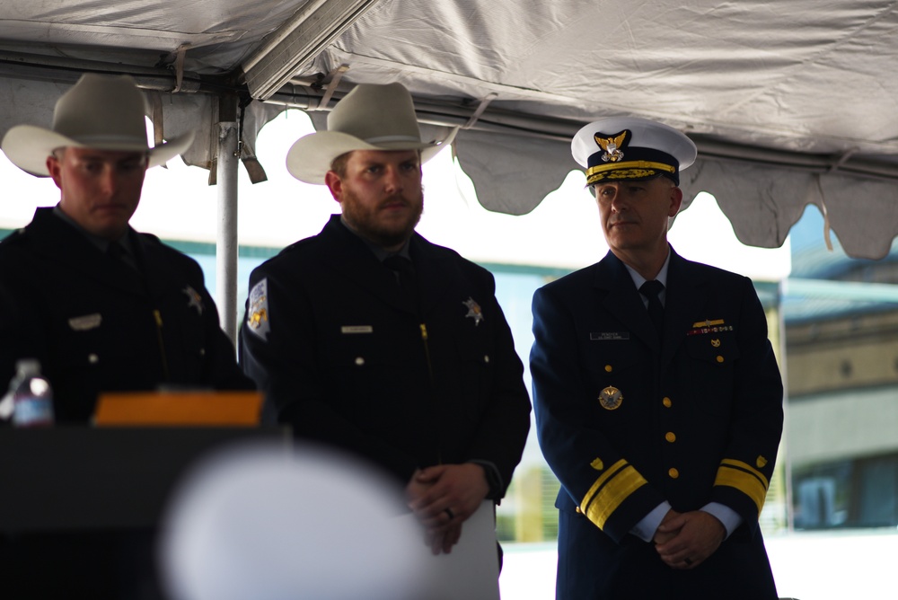 Silver Lifesaving Medal awarded to Nevada game warden who saved girl from drowning