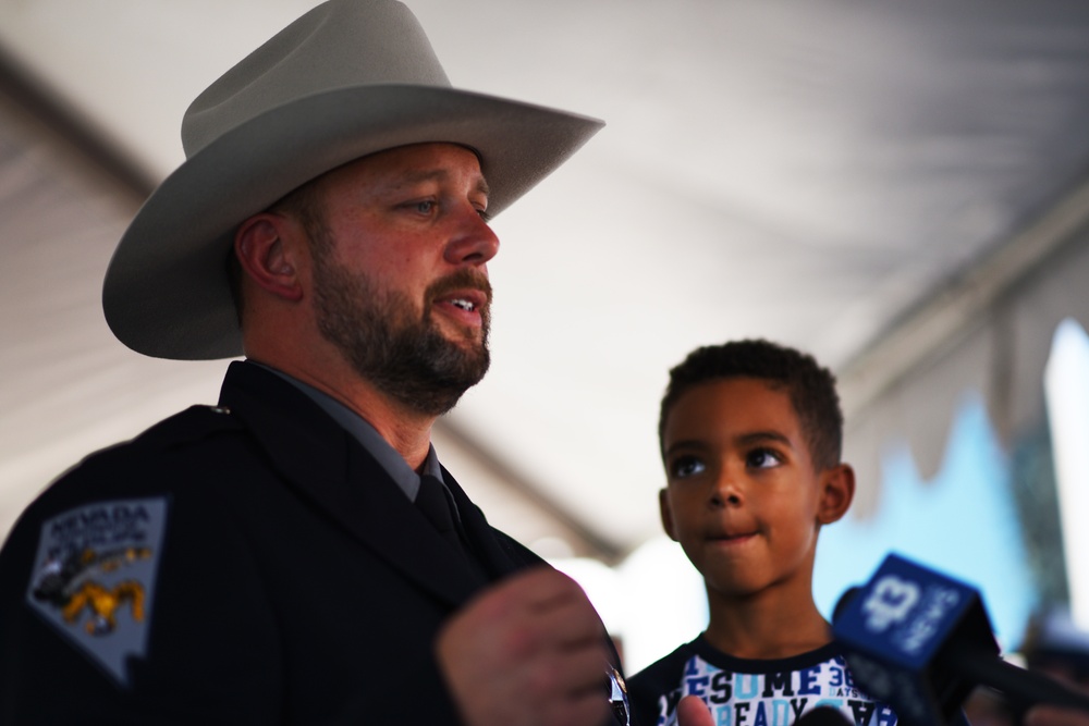 Silver Lifesaving Medal awarded to Nevada game warden who saved girl from drowning