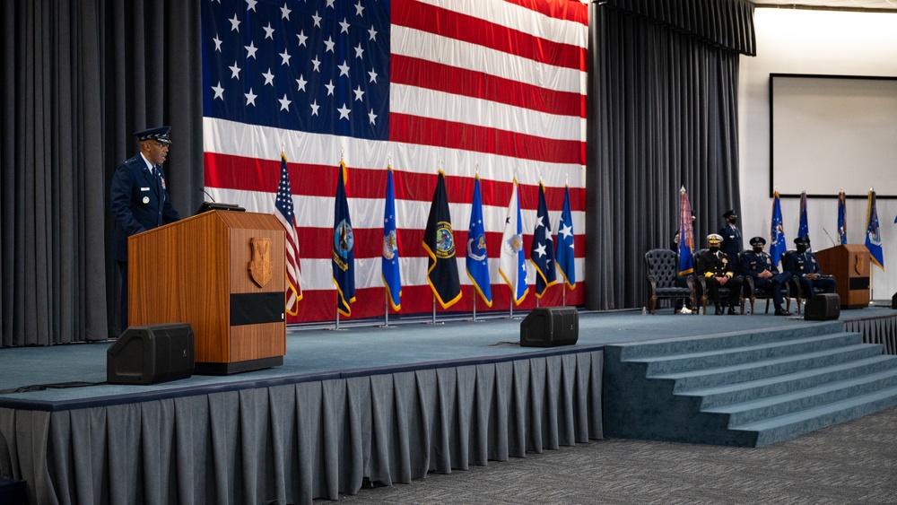 AFGSC change of command ceremony