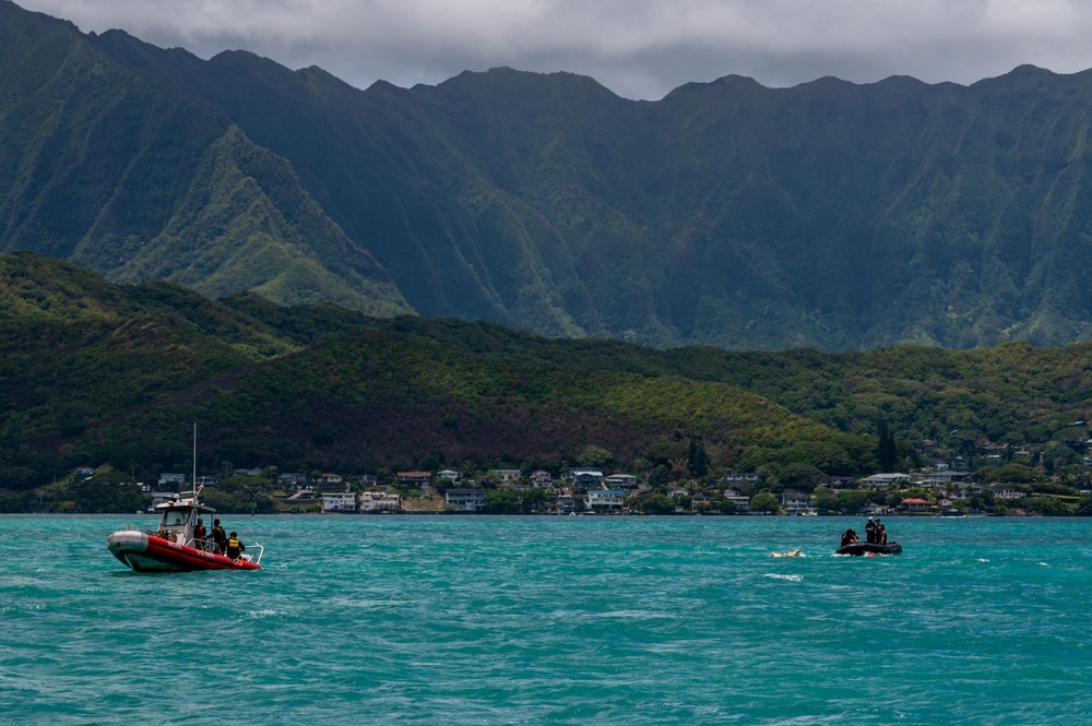MDSU ONE DET EOD Remove Unexploded Ordnance From Kaneohe Bay