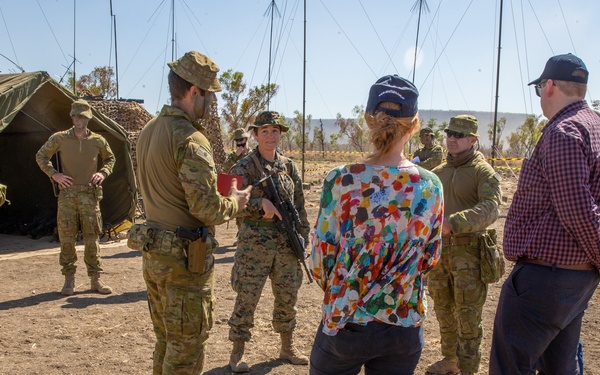 Northern Territory Government Officials visit Exercise Koolendong