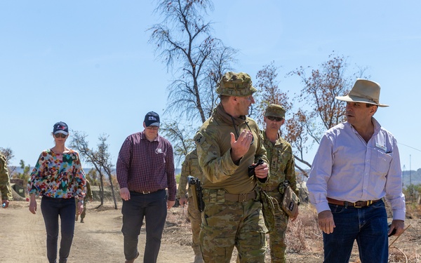 Northern Territory Government Officials visit Exercise Koolendong
