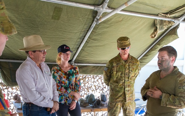 Northern Territory Government Officials visit Exercise Koolendong