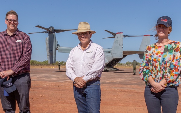 Northern Territory Government Officials visit Exercise Koolendong