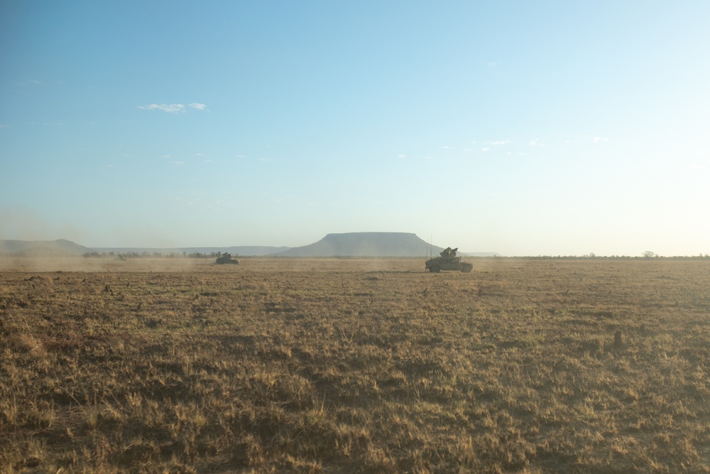 Combined Anti-Armor Team Red platoon conducts rehearsals for Exercise Koolendong