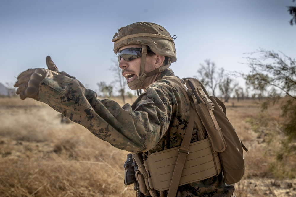 Marines and Australian Army conduct rehearsals for Exercise Koolendong