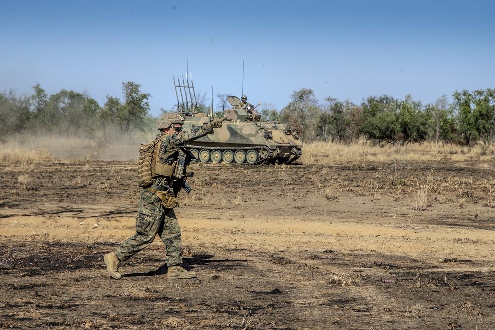 Marines and Australian Army conduct rehearsals for Exercise Koolendong