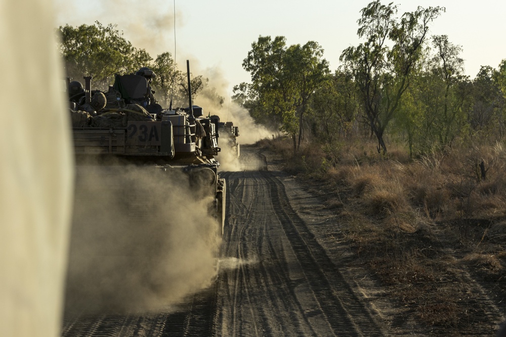 Mounted and dismounted attack rehearsals for Exercise Koolendong 2021