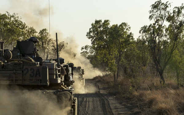 Mounted and dismounted attack rehearsals for Exercise Koolendong 2021